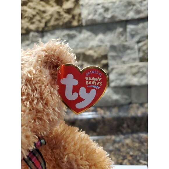 TY Beanie Baby - Huntley the Bear 8.5" Tags Attached Teddy bear - Picture 2 of 6